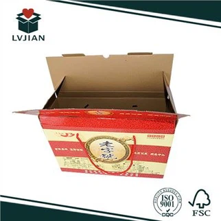 ڈھکنوں کے ساتھ براؤن کارڈ بورڈ بکس